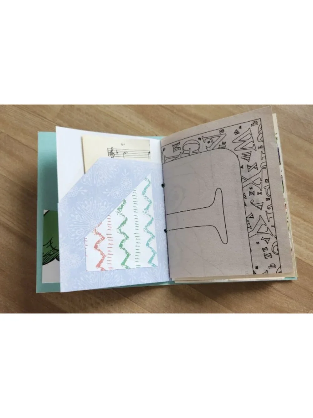 Happy Thoughts Junk Journal Handmade 60 pages
